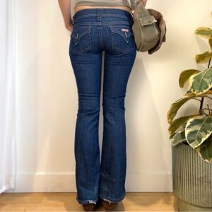 Hudson Jeans Women's Dark Blue Flare Denim